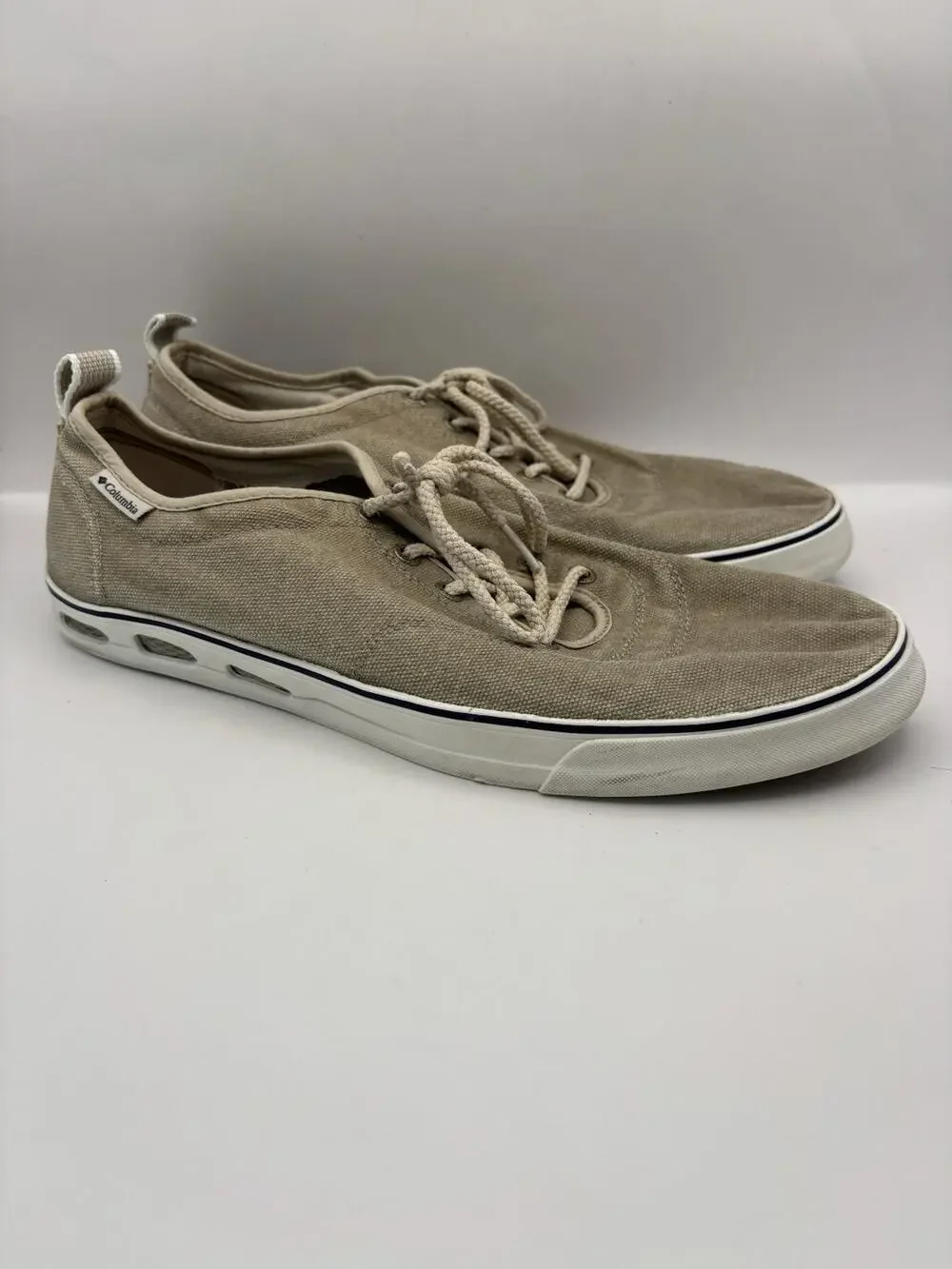 Columbia Vulc N Casual Beige Shoes Men Size 11